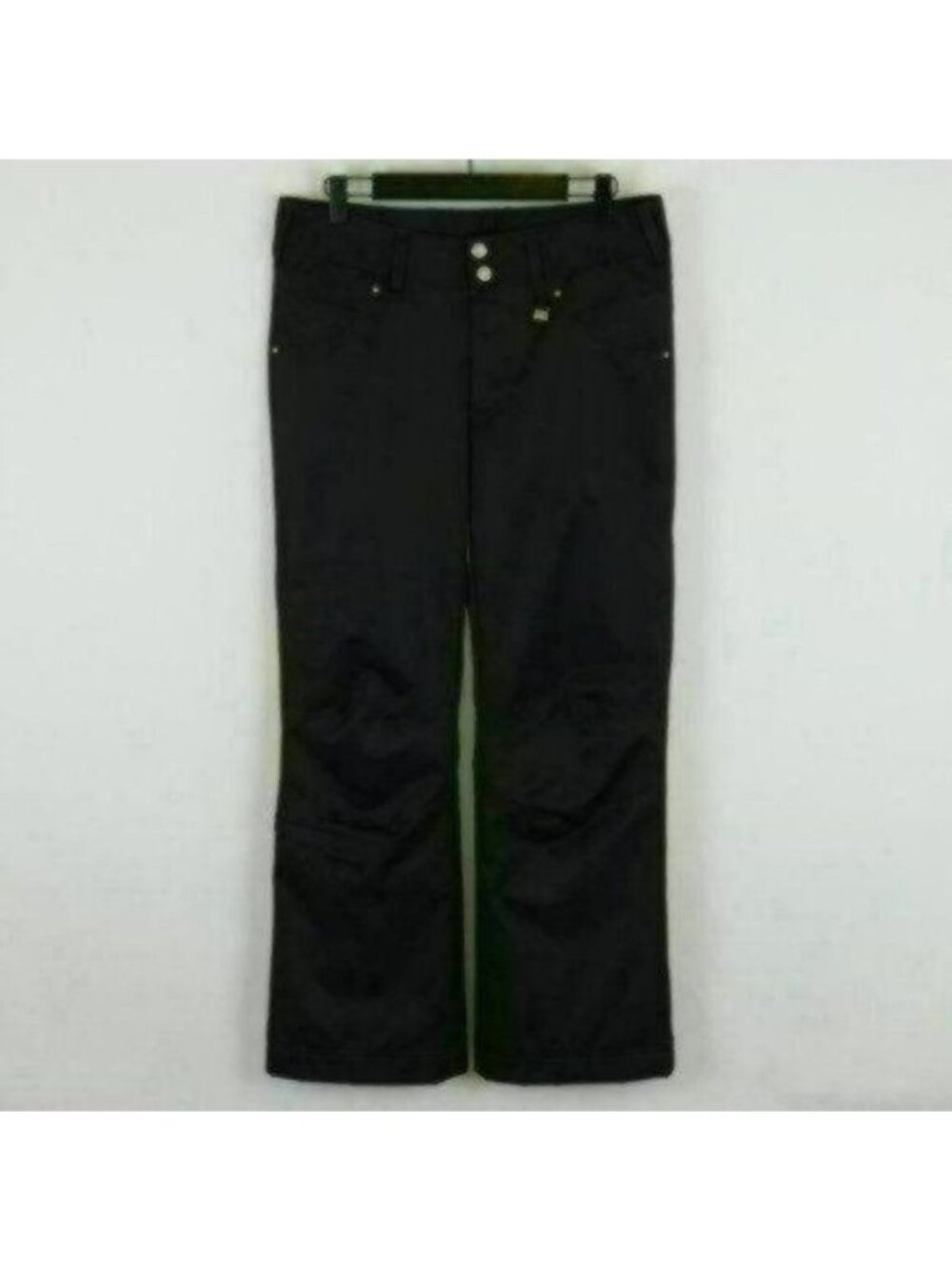 NILS Womens Size 6 Black Waterproof Insulated Bootcut Softshell Winter Ski Pants